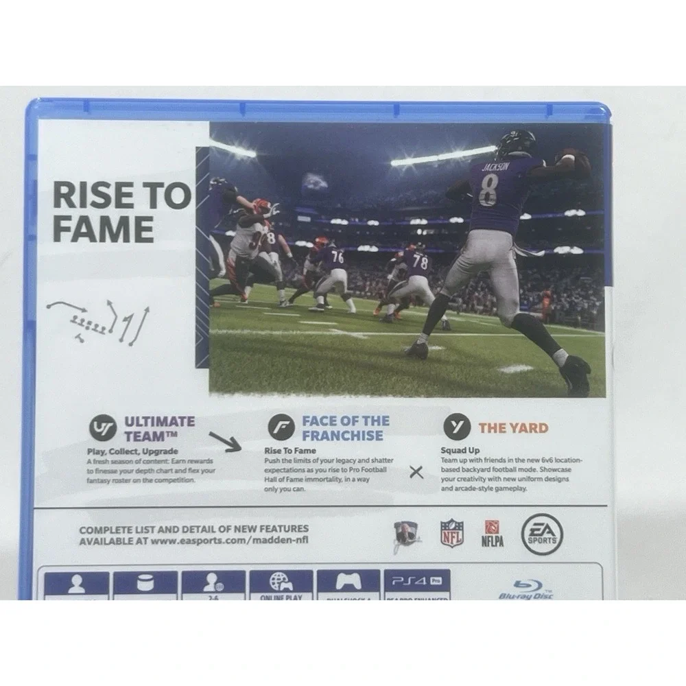 Madden NFL 21 PS4 Football Game Complete Tested Retro Toycore Sports Classic